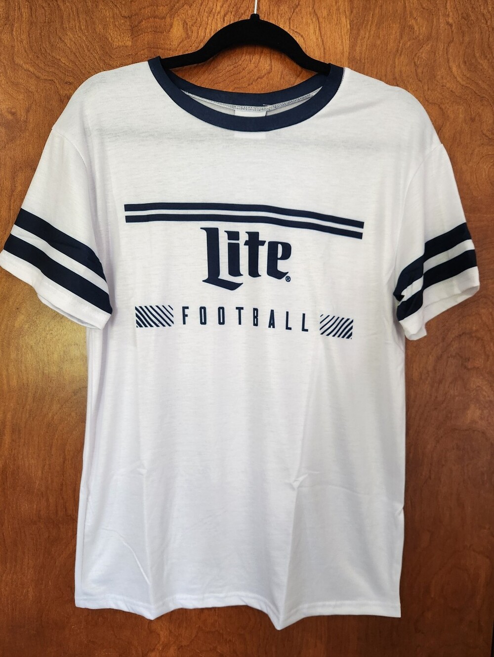Miller Lite Beer Football T-Shirt